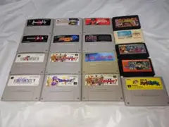 ファミコン・スーパーファミコン ソフト カセット 17本セット