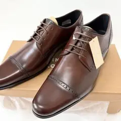 キャサリンハムネット 本革 レザー ビジネスシューズ ストレート　25.5cm