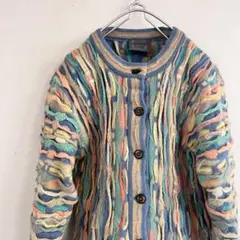 COOGI クージー 3Dニットカーディガン パステルカラー