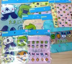 ダイソー　たまごっち　　ギフトバッグ　底マチハンドルバッグ　ジップバッグ　9点