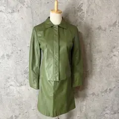 【新品未使用】GEORGES RECH レザージャケット スカート セットアップ