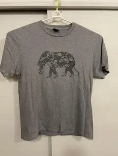 LineTHAI アニマル　象　Tシャツ グレー