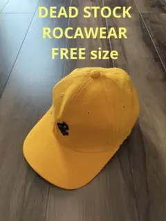 DEAD STOCK ROCAWEAR ロカウェア キャップ 帽子 刺繍ロゴ