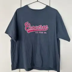 【ビッグT】converse オーバーサイズ　ロゴ刺繍　Tシャツ　Mサイズ