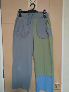 i＋muパンツ グレー 緑 青