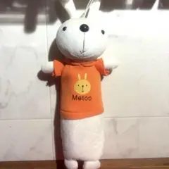 うさぎ筆箱　ポーチ　ストラップ　人形
