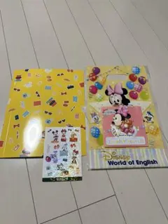 【新品未使用】ディズニー英語　DVD&CDセット　ECCジュニア　ファイル