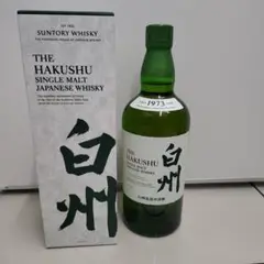 サントリーシングルモルトウイスキー白州アルコール分43度700 m I箱付き