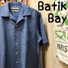 BatikBay バティックベイ シルク製アロハシャツ M 古着 (1748)