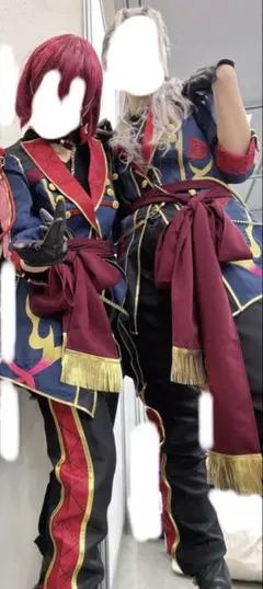 【即納◎】あんスタ メルティングルージュソウル 乱凪砂 コスプレ衣装×ウィッグ あんスタ スカウト！Mysterious Myths 明察の神 乱凪砂 コスプレ衣装