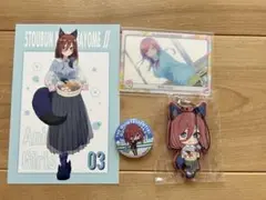 五等分の花嫁中野三玖 アクリルキーホルダー・缶バッジ、ポストカード、カードセット