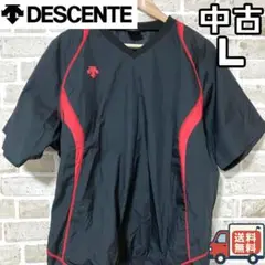 【24時間以内/匿名配送】中古 デサント メンズ 半袖 ピステ Lサイズ