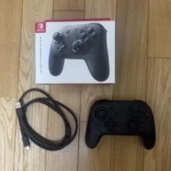 【純正】Nintendo Switch プロコントローラー ブラック