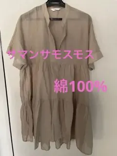 ◉最終セール！新品　サマンサモスモス　半袖ブラウス　綿100% 涼しい