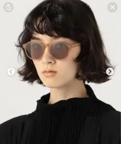 BLANC ラウンド型サングラス　B0013 - HAZEL / BRN B0013 - HAZEL / BRN – BLANC..ONLINE STORE