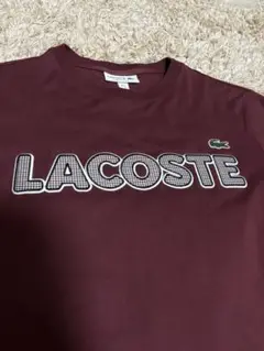 LACOSTE ラコステ Tシャツ ワインレッド US XS