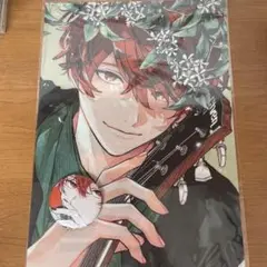 ギヴン展　クリアファイル　 佐藤真冬　缶バッチ付き