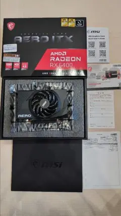 中古　MSI Radeon RX 6400 AERO ITX 4G