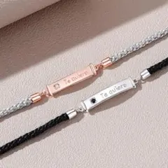 レディース　ブレスレット　ペア　お揃い　シルバー　ピンクゴールド