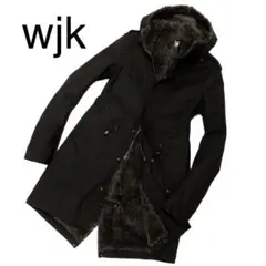定価7.8万wjk stretch satin boa M64 S モッズコート