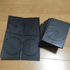 DVD スリムトールケース 黒 2枚収納