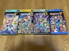 SFC ロックマンX,X2,X3,7 セット 箱、説明書付き 250810