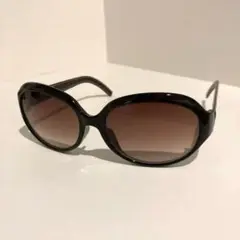 ブラウン オーバーサイズサングラス