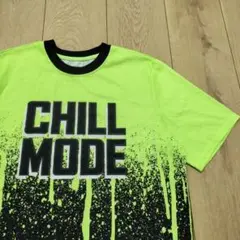 US古着 キッズTシャツ CHILL MODE ユースXL イエロー 黄色