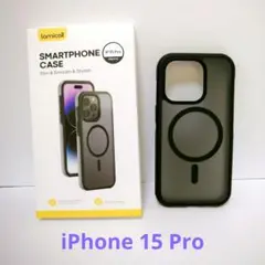 iPhone 15 Pro スマホケース Magsafe 対応 ブラック