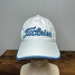 Titleist Pro V1 キャップ ホワイト/ブルー タイトリスト