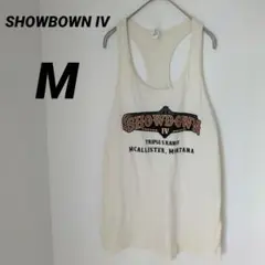 送料込❤SHOWBOWN IV 【M】タンクトップ クロスデザイン アイボリー