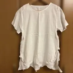 【未使用】ガーゼシャツ　ホワイト　Mサイズ