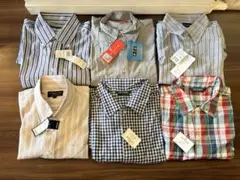 新品未使用　タグ付き　メンズ半袖シャツ ポロシャツ　お買い得6点セット　Lサイズ