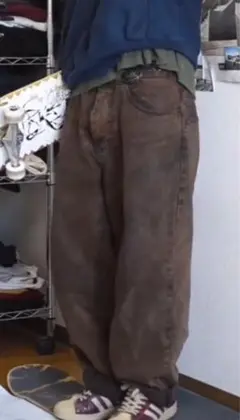 TOMMY HILFIGER DENIM コーデュロイパンツ 茶 brown