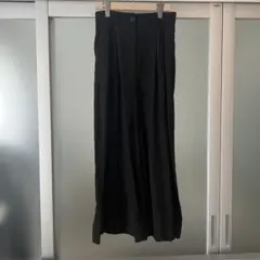 ZARA ブラック　ワイドパンツ