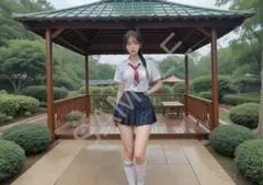 アートポスター A4 AI 美女 グラビア B1590