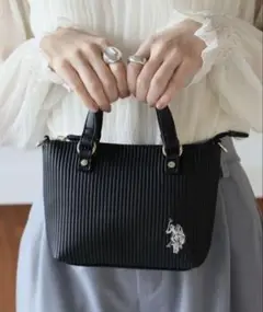 U.S.POLOASSN ポロ ストライプ ショルダーバッグ