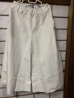 【ZARA】新品ホワイトワイドパンツ