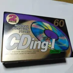 ◆TDK CDing-I 60分 2パック カセットテープ◆新品未開封◆