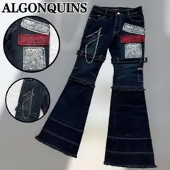 ALGONQUINS flared denim punk y2k archive