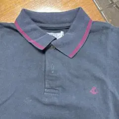 PETIT BATEAU ネイビーポロシャツ 138cm