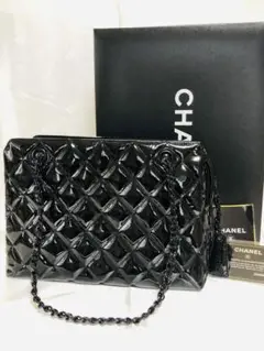 CHANEL ヴィンテージシャネル エナメルマトラッセ 【希少】レア 限定品