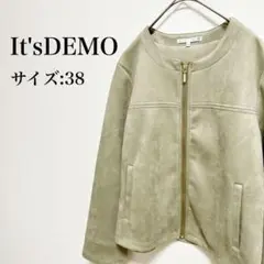 IT'S DEMO イッツデモ　ブルゾン　ジャンパー M 緑　春　秋　おしゃれ