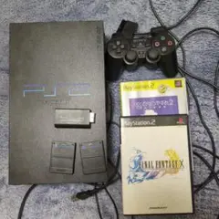 PlayStation 2＆カセット13本（HDMI変換器・メモリーカード×2）