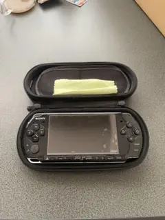 SONY PSP 本体 ブラック ケース　カセット4個付き　ジャンク品