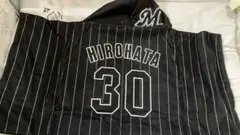 千葉ロッテマリーンズ　フード付きタオル　廣畑敦也