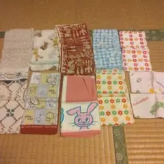 かわいいハンカチ11枚セット