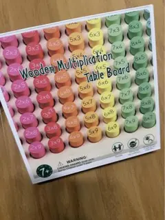 ラスト❣️木製 九九 トレーニング パズル 掛け算 算数 おもちゃ 知育・学習玩具