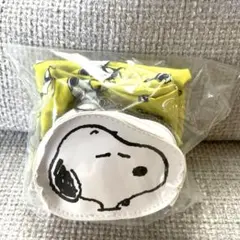 【スヌーピー】DHC非売品ノベルティ チャーム付きエコバッグ(イエロー)