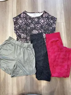 GU SPORTS スポーツウェア ヨガ レギン パンツ